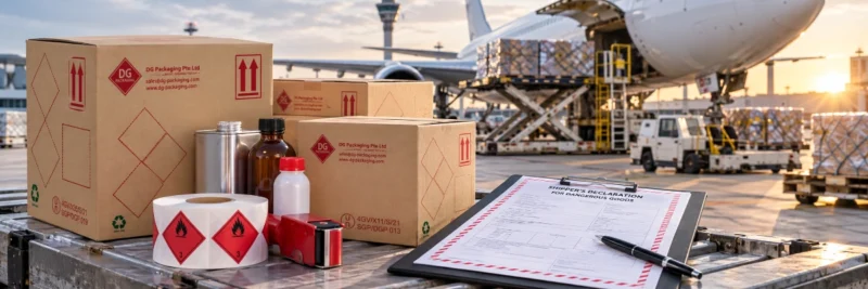 บริการรับทำเอกสาร Shipper's Declaration (DGD) และแพ็คสินค้าอันตรายถูกต้องตามเกณฑ์ IATA DGR