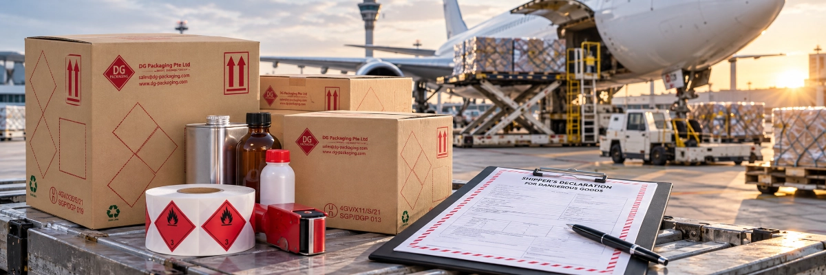 บริการรับทำเอกสาร Shipper's Declaration (DGD) และแพ็คสินค้าอันตรายถูกต้องตามเกณฑ์ IATA DGR